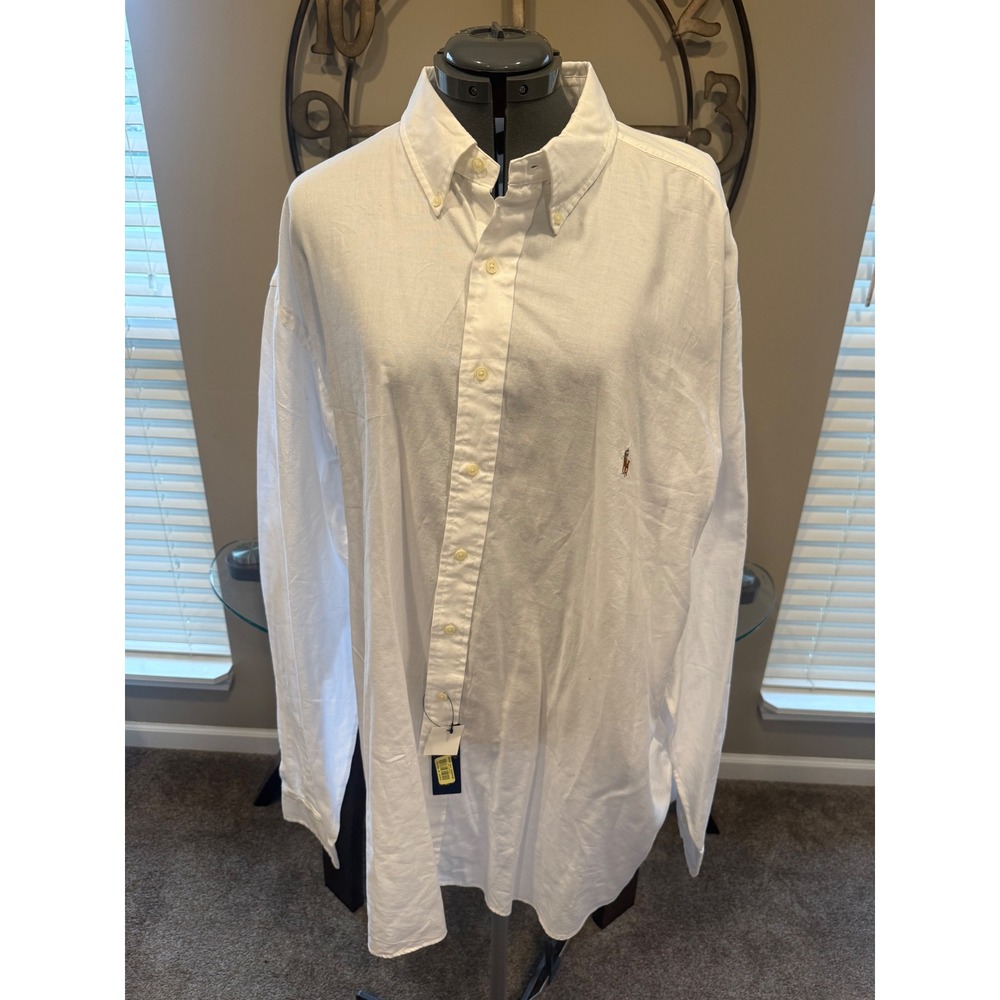 Ralph Lauren Linen Button Down Shirt Long Sleeve Casual Menswear